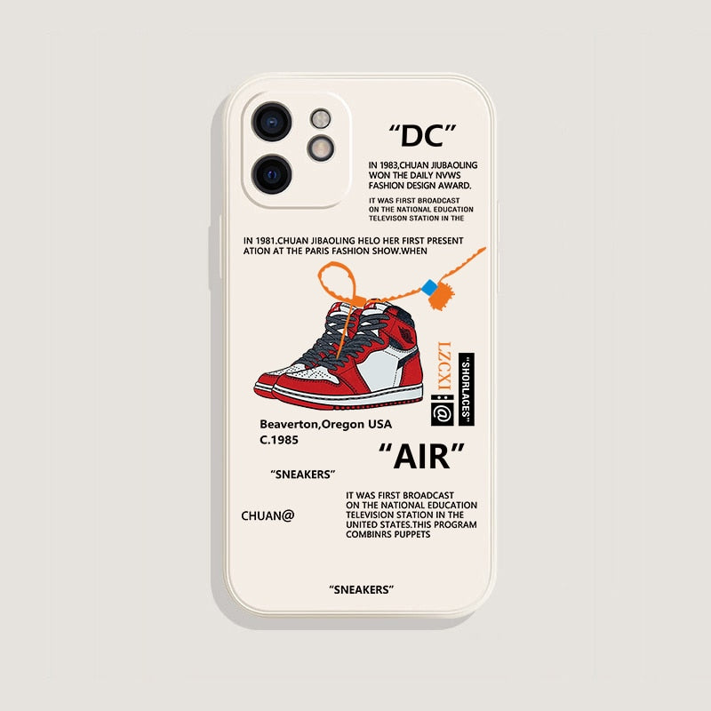 2022 Hot Off Sports shoes brand phone case for iphone 12 13 mini 11 14 X XS Max XR 7 8 Plus SNEAKERS white label soft TPU Cover