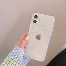 Cargar imagen en el visor de la galería, Phone Case For iPhone 11 12 13 14Mini case For iphone 11 Pro Case Cover Soft Silicone Wallet Card Holder
