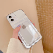 Load image into Gallery viewer, Phone Case For iPhone 11 12 13 14Mini case For iphone 11 Pro Case Cover Soft Silicone Wallet Card Holder
