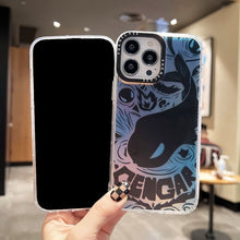 Load image into Gallery viewer, Anime Cartoon Pokémon Gengar Laser Phone Cases For iPhone 14 13 12 11 Pro Max XR XS MAX X Couple Anti-drop Soft Back Cover Gift
