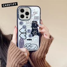 Lade das Bild in den Galerie-Viewer, CASETIFY Flower Magnetic Magsafe Wireless Charging Cases for IPhone 11 12 13 14 Pro Max Hard Case Shockproof Back Cover
