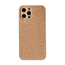 Lade das Bild in den Galerie-Viewer, Japanese Wood Grain Label Phone Case For iPhone 14 13 12 11 Pro Max XR Soft Cork Fiber Cooling Couple Cover
