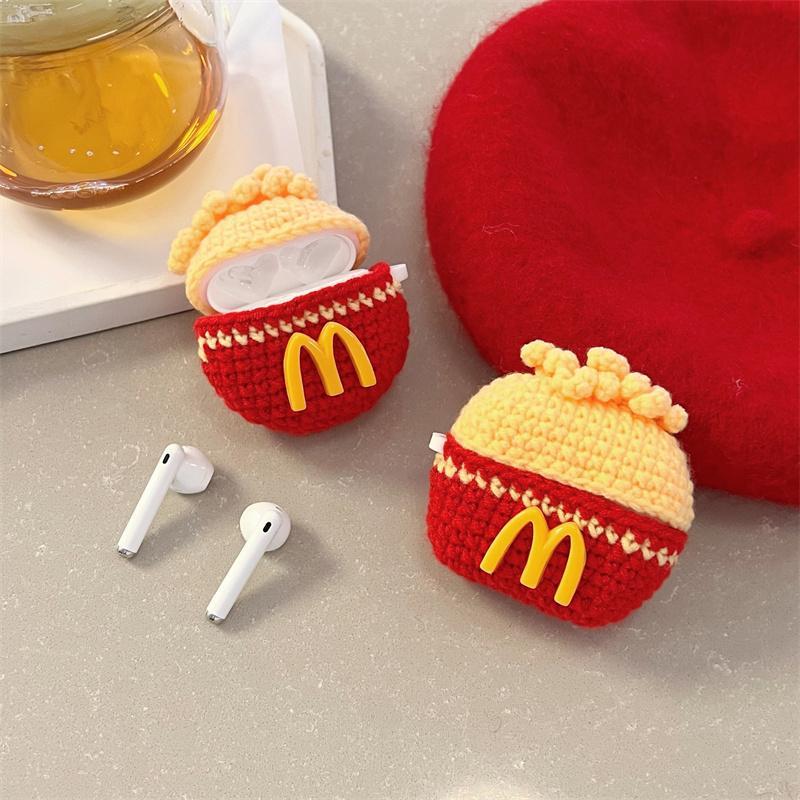 Knitting McDonald's case for Airpod 1/2/3/Pro