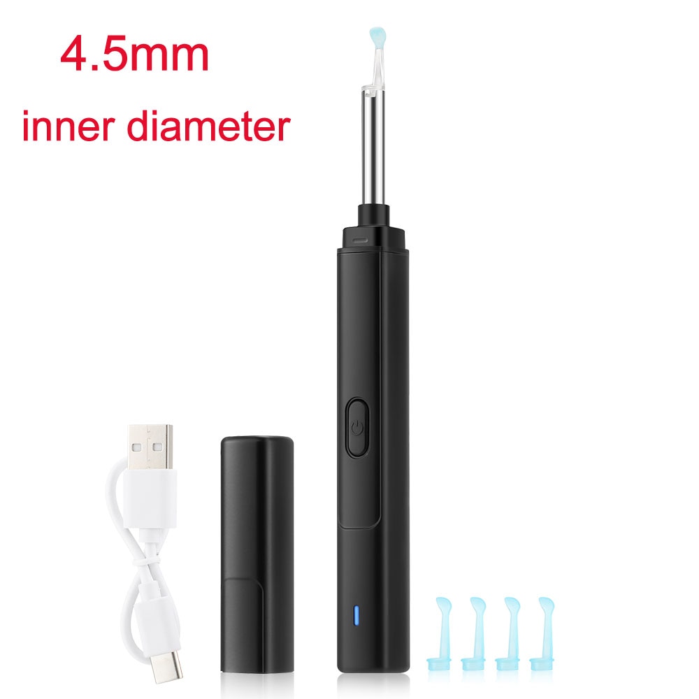 PASTSKY  Ear Cleaner Ear Wax Candle Removal Tool WiFi 3.0MP Otoscope Wireless 3.9mm Camera Medical Health Care Oral Inspection