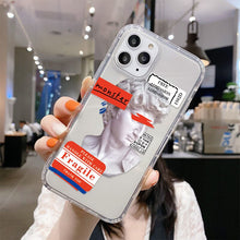 Cargar imagen en el visor de la galería, Fashion Lable Painted Silicon Cases For Iphone 14 11 12 13 Pro Max XR Funda Cover

