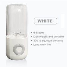 Lade das Bild in den Galerie-Viewer, 6 Knife Mini Portable Juicer USB Electric Blender Fruit Smoothie Blender For Machine Food Processor Juice Cup
