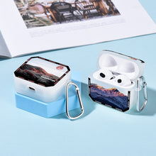 Cargar imagen en el visor de la galería, Retro Snow Mountain Transparent Clear Funda For Apple AirPods Case Wireless Earphone Accessories For Airpod
