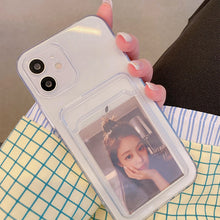Carica l&#39;immagine nel visualizzatore di Gallery, Phone Case For iPhone 11 12 13 14Mini case For iphone 11 Pro Case Cover Soft Silicone Wallet Card Holder
