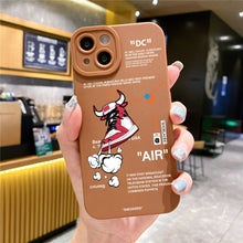 Load image into Gallery viewer, ins Street sports brand Sneakers Labels Phone Case For iPhone 14 13 Pro Max 12 11 Pro XS XR X 7 8 Plus Vegan leather soft cover
