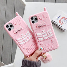 Cargar imagen en el visor de la galería, 3D Pink Phone iPhone Case
